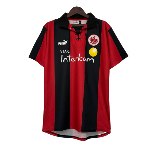 Camisa RetrƓ Eintratch Frankfurt Puma 1999/00 Vermelho e Preto