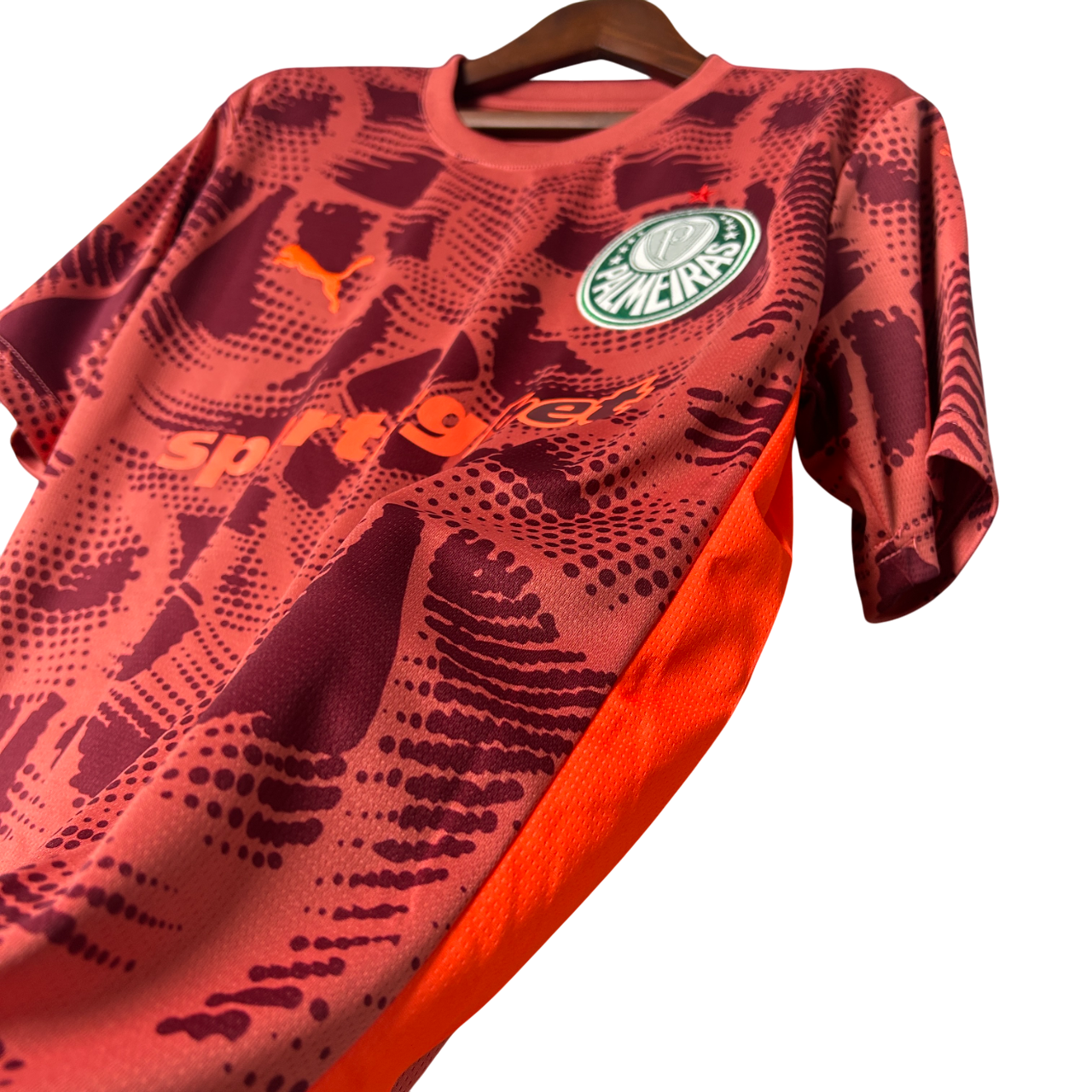 Camisa Palmeiras Goleiro 25/26 - Torcedor Puma Masculino - Vermelha