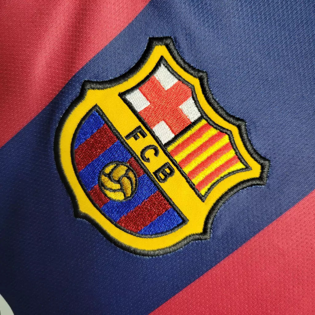 Camisa Retro Barcelona Nike Manga Longa 2014/15 Masculino