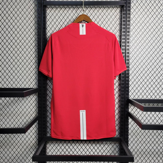 Camisa Manchester United 07/08 Home - Retrô Masculina