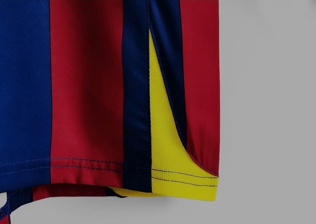 Camisa Barcelona 2005/2006 Home Manga Longa - Retrô Masculina