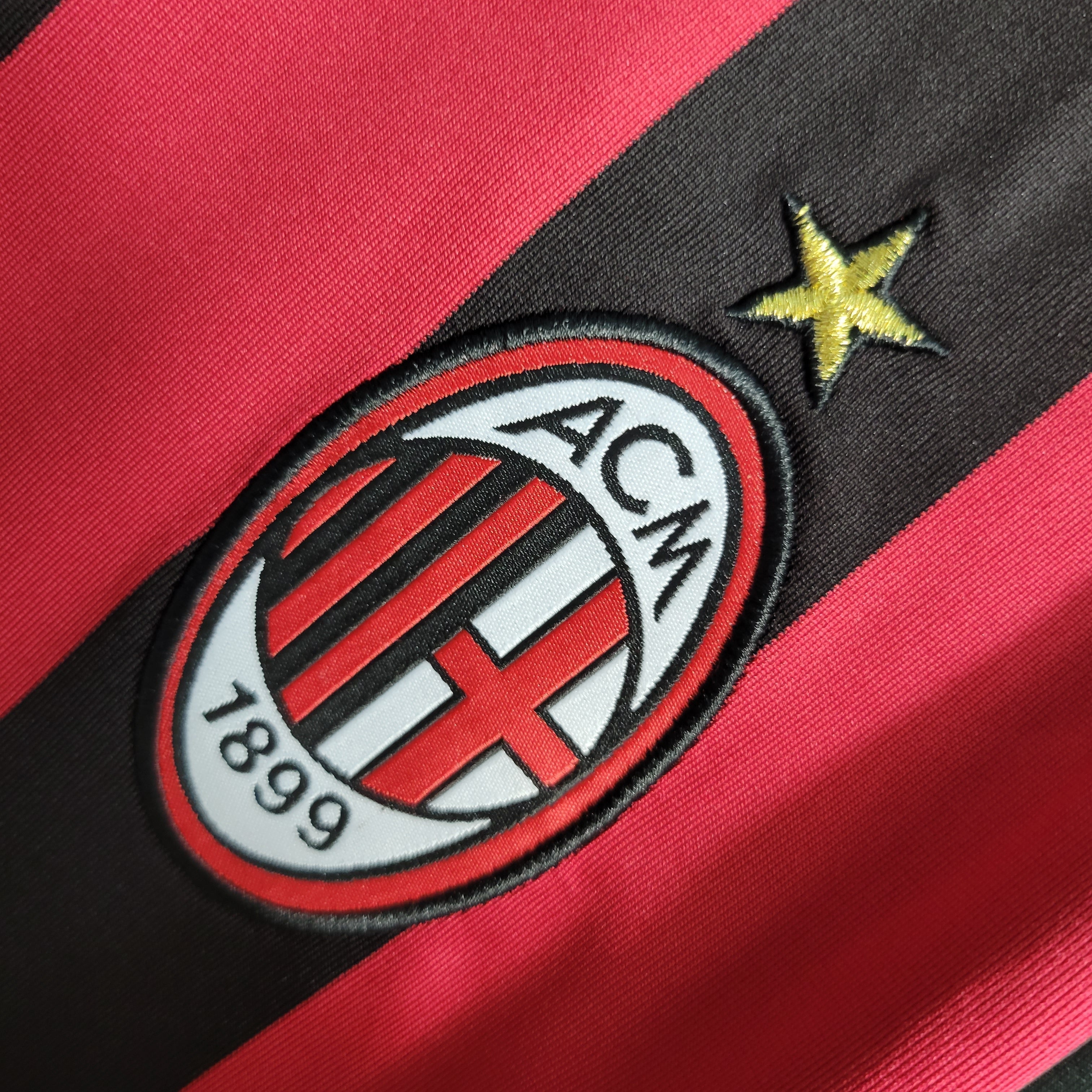 Camisa Milan 09/10 Home - Retrô Masculina