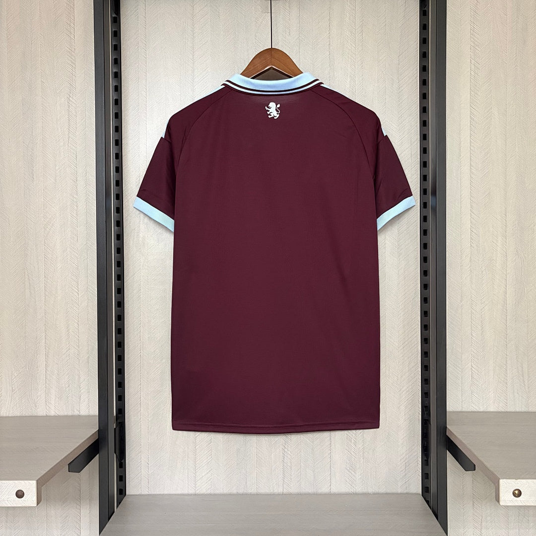 Camisa Aston Villa Home 26/27 - Adidas Torcedor Masculina