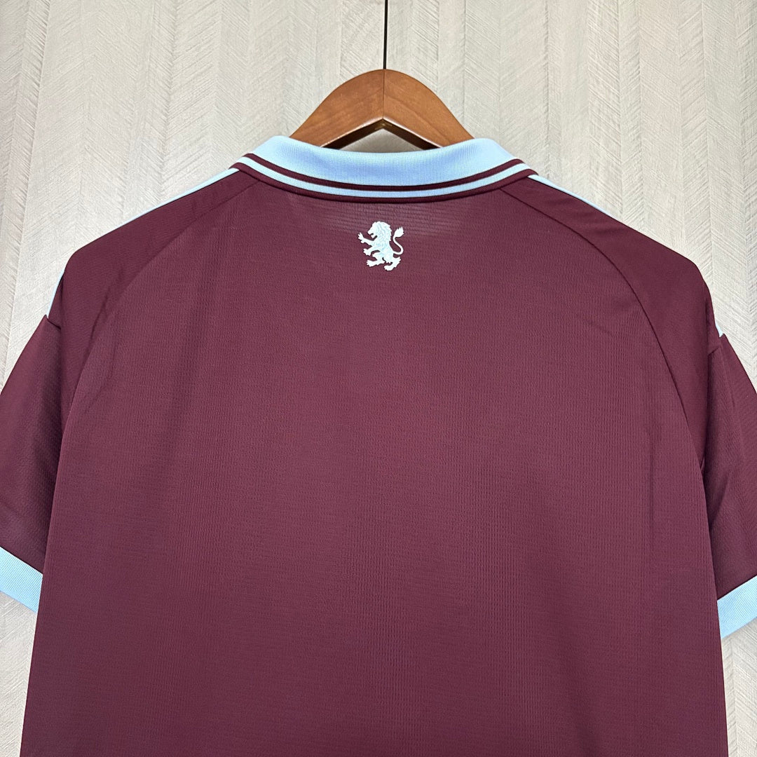 Camisa Aston Villa Home 26/27 - Adidas Torcedor Masculina