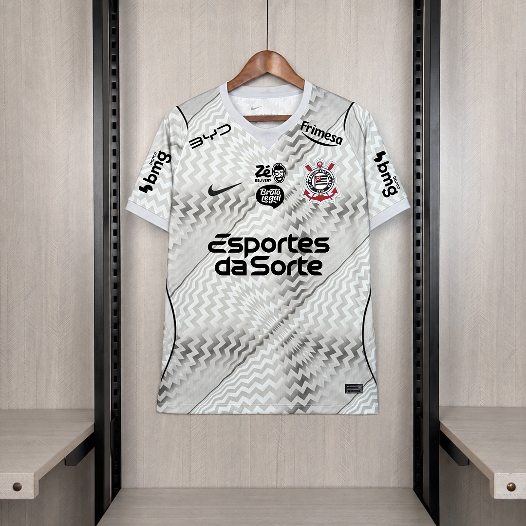 Camisa Corinthians Goleiro Cinza 26/27 - Nike Torcedor Masculina