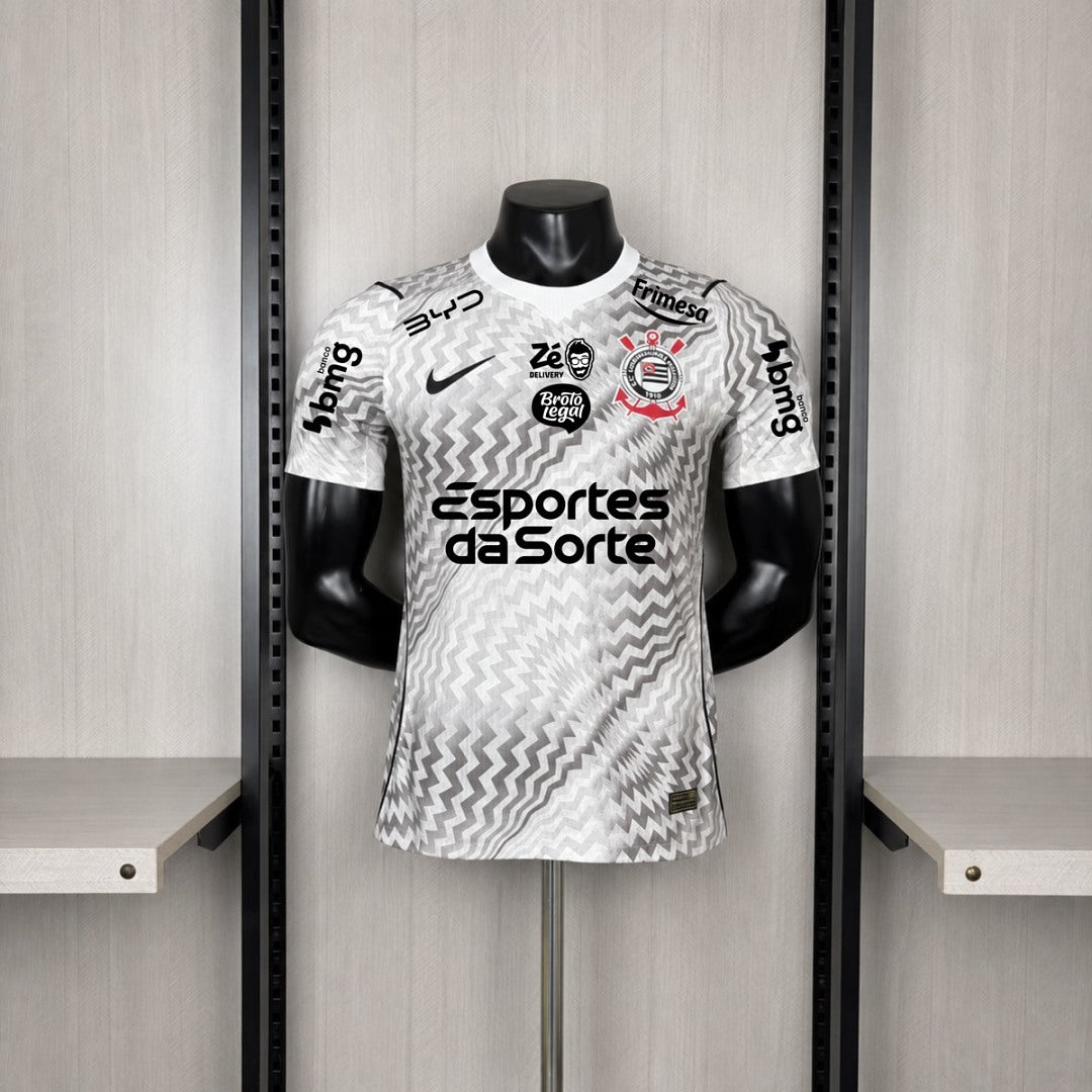 Camisa Corinthians Goleiro Cinza Com Patrocínios 26/27 - Nike Jogador Masculina