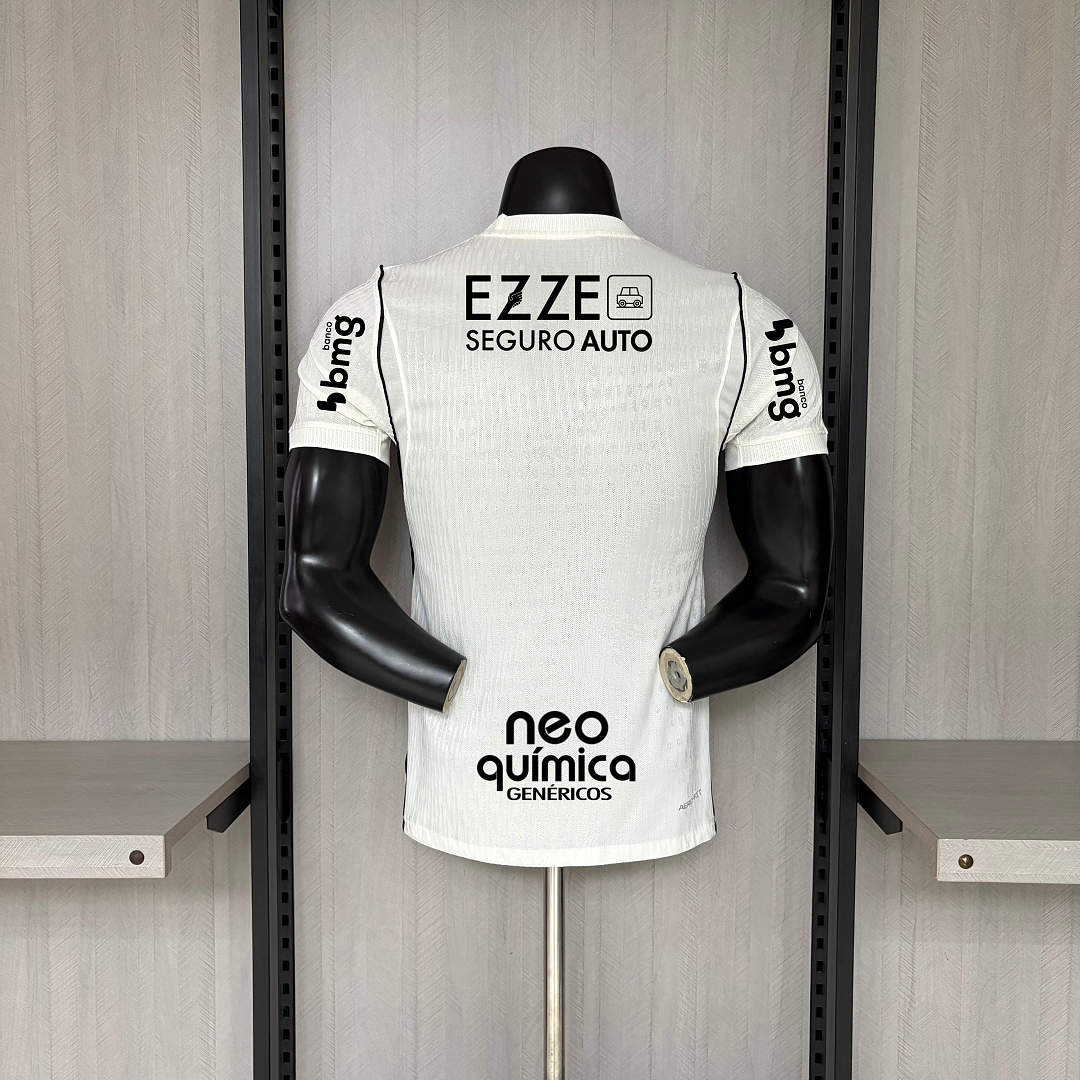 Camisa Corinthians Home Com Patrocínios 26/27 - Nike Jogador Masculina