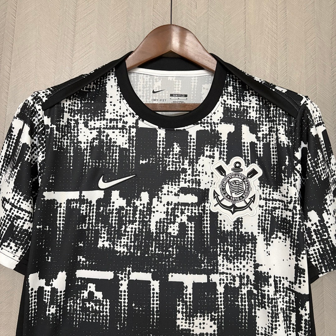 Camisa Corinthians Pré-Jogo Cinza 26/27 - Nike Torcedor Masculina