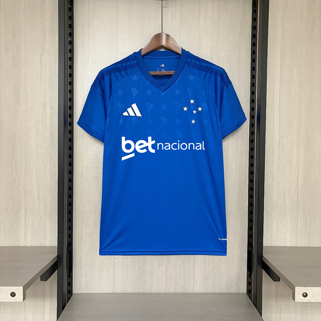 Camisa Cruzeiro Home Com Patrocínios 26/27 - Adidas Torcedor Masculina