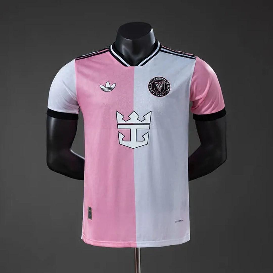 Camisa Inter Miami Rosa Branca 26/27 - Adidas Jogador Masculina