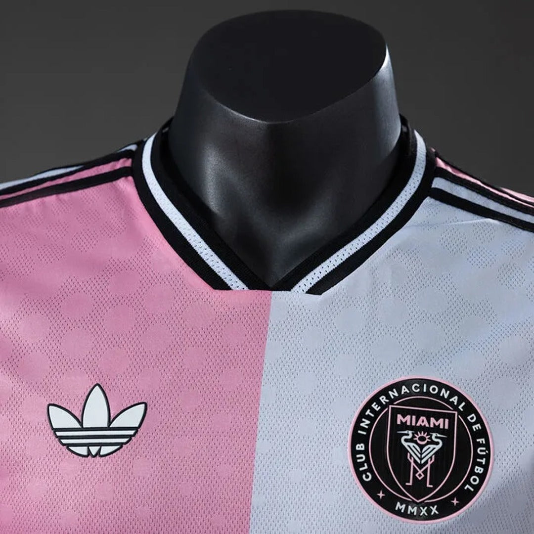 Camisa Inter Miami Rosa Branca 26/27 - Adidas Jogador Masculina