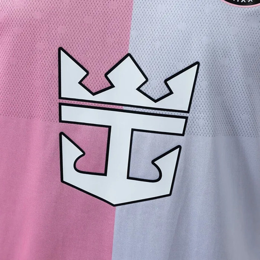 Camisa Inter Miami Rosa Branca 26/27 - Adidas Jogador Masculina