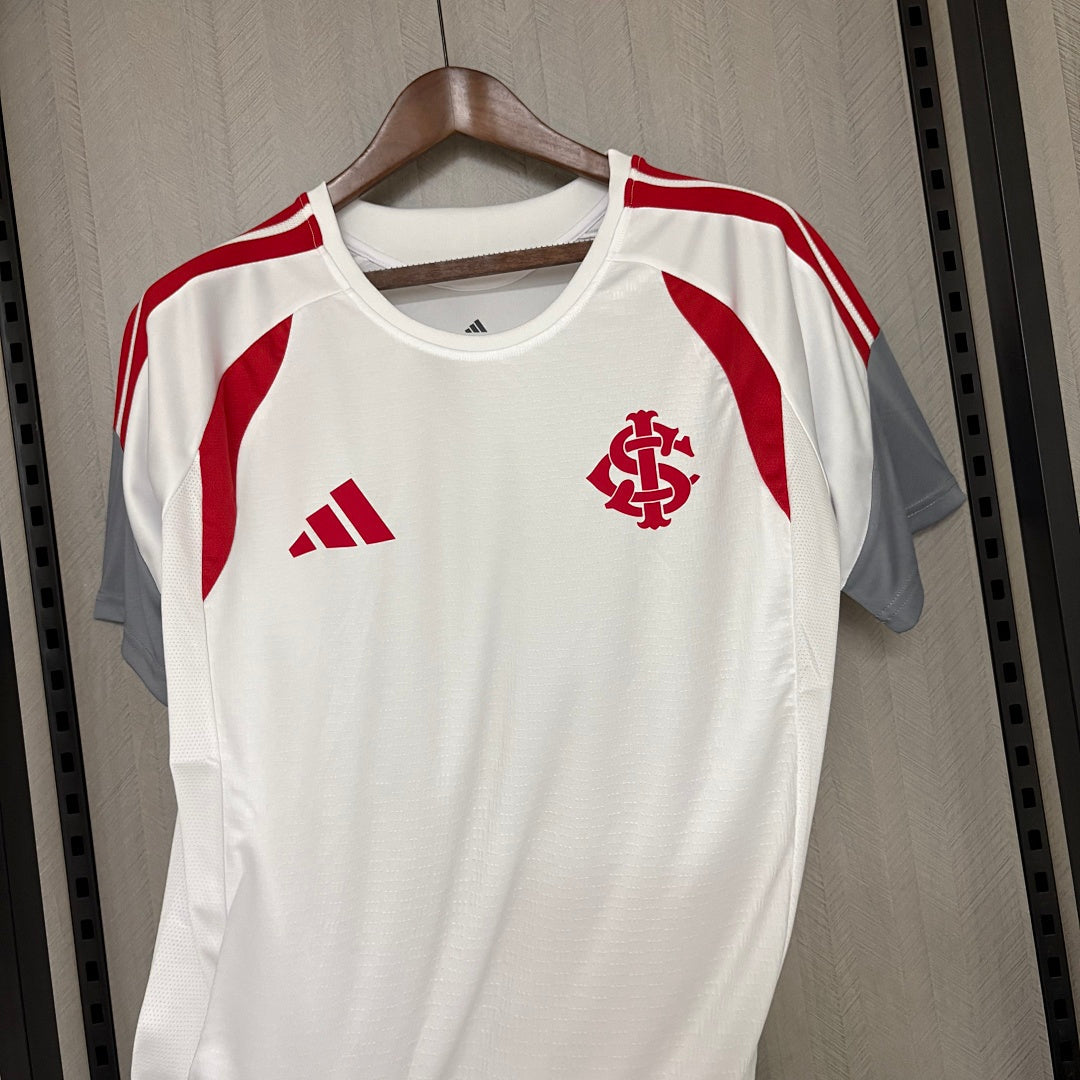 Camisa Internacional Treino Branca 26/27 - Adidas Torcedor Masculina