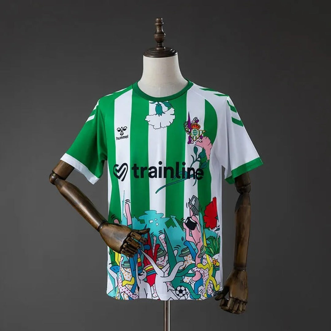 Camisa Real Betis Pré-Jogo 26/27 - Hummel Torcedor Masculina