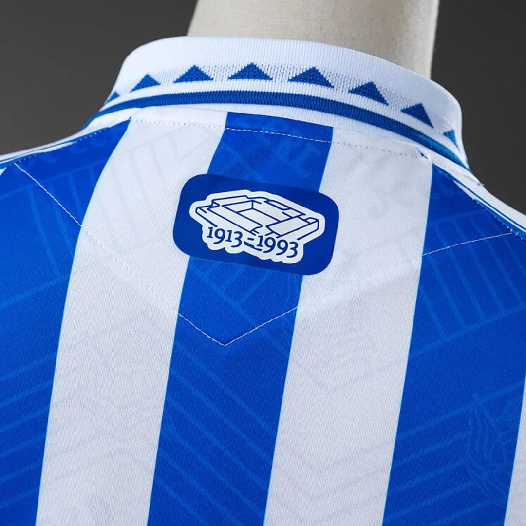 Camisa Real Sociedad Vintage 26/27 - Macron Torcedor Masculina