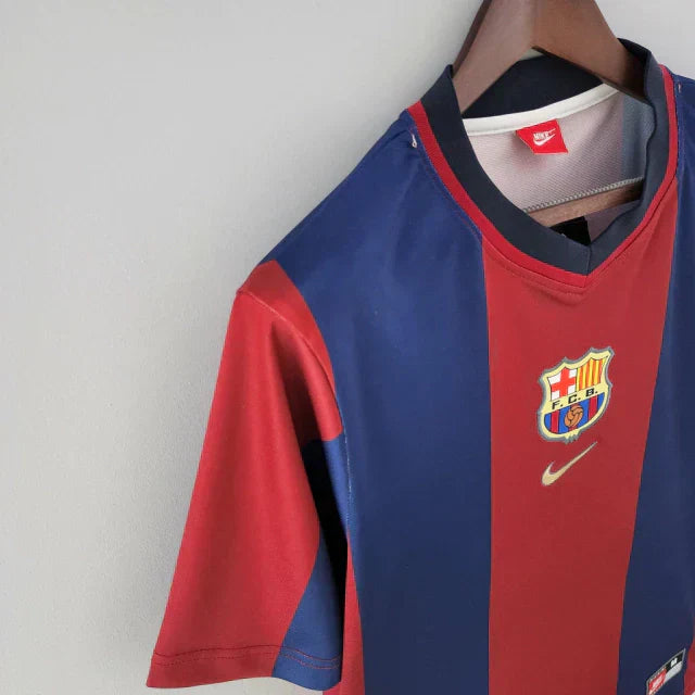 Camisa Barcelona 98/99 Home - Retrô Masculina