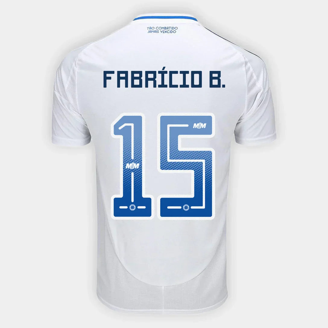 Camisa Cruzeiro Away 25/26 Fabrício B. N° 15
