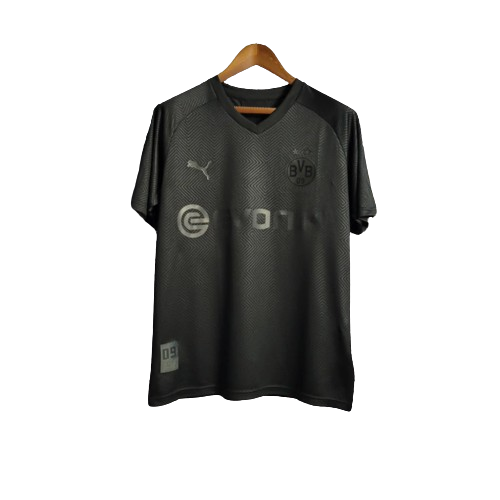 Camisa Borussia Dortmund 19/20 Edição Especial 110 Anos All Black - RetrÓ Masculina