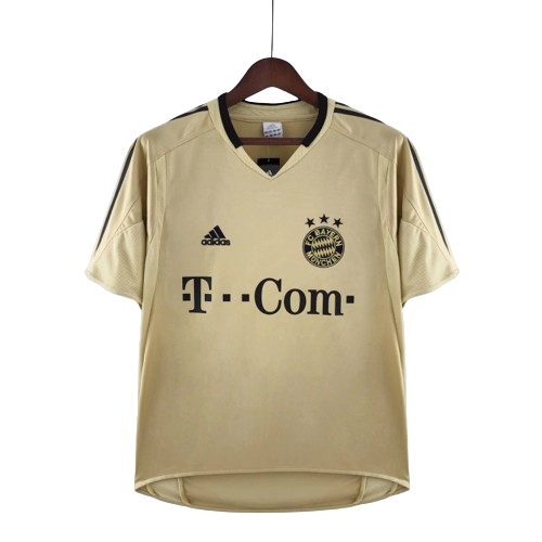 Camisa RetrƓ Bayern de Munique III Adidas 2004/05 Masculino Dourada