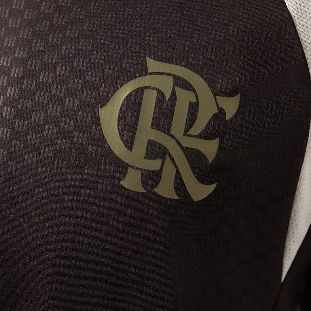 Kit Infantil Flamengo Treino Marrom 26/27