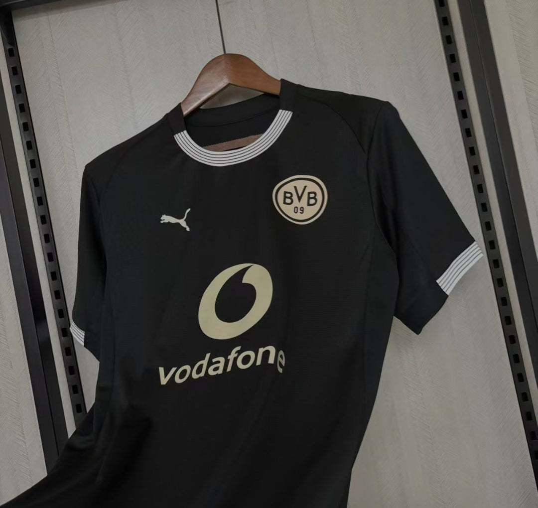 Camisa Borussia Dortmund Preta 26/27 - Puma Torcedor Masculina