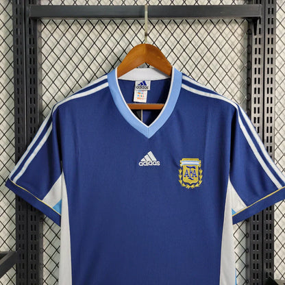 Camisa Retrô Argentina Adidas 1998/99 Masculino Azul Marinho e Branco