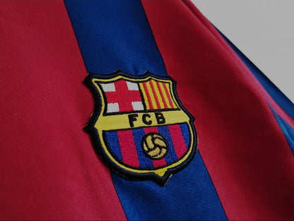 Camisa Barcelona 2005/2006 Home Manga Longa - Retrô Masculina