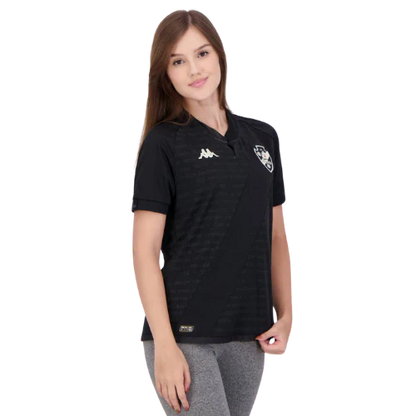 Camisa Vasco III Preta 24/25 - Kappa Feminina