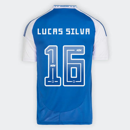 Camisa Cruzeiro Home 25/26 Lucas Silva N° 16