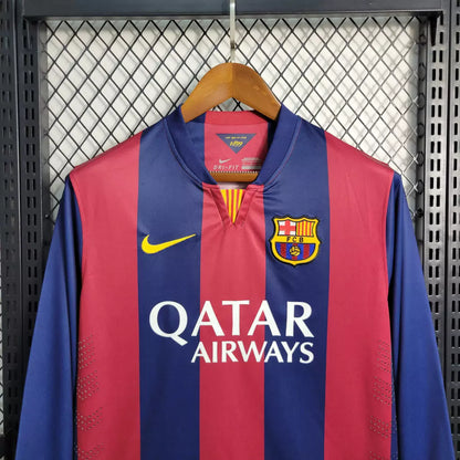 Camisa Retro Barcelona Nike Manga Longa 2014/15 Masculino