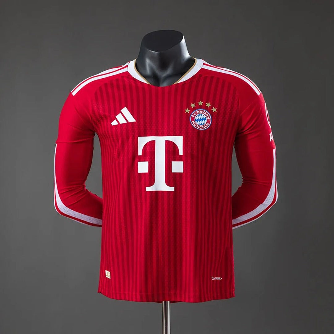 Camisa Bayern de Munique Home 26/27 Manga Longa - Adidas Jogador Masculina