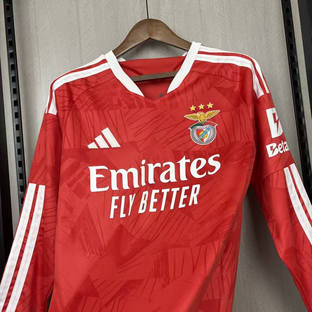 Camisa Benfica Home 26/27 Manga Longa - Adidas Torcedor Masculina