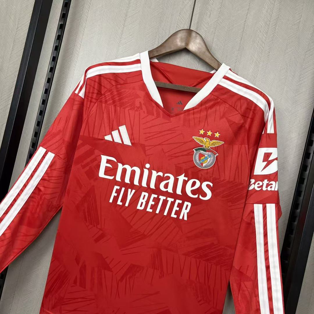Camisa Benfica Home 26/27 Manga Longa - Adidas Torcedor Masculina