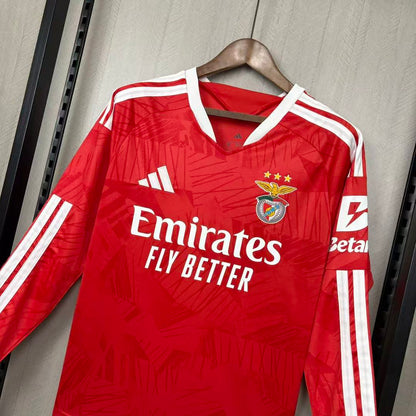 Camisa Benfica Home 26/27 Manga Longa - Adidas Torcedor Masculina