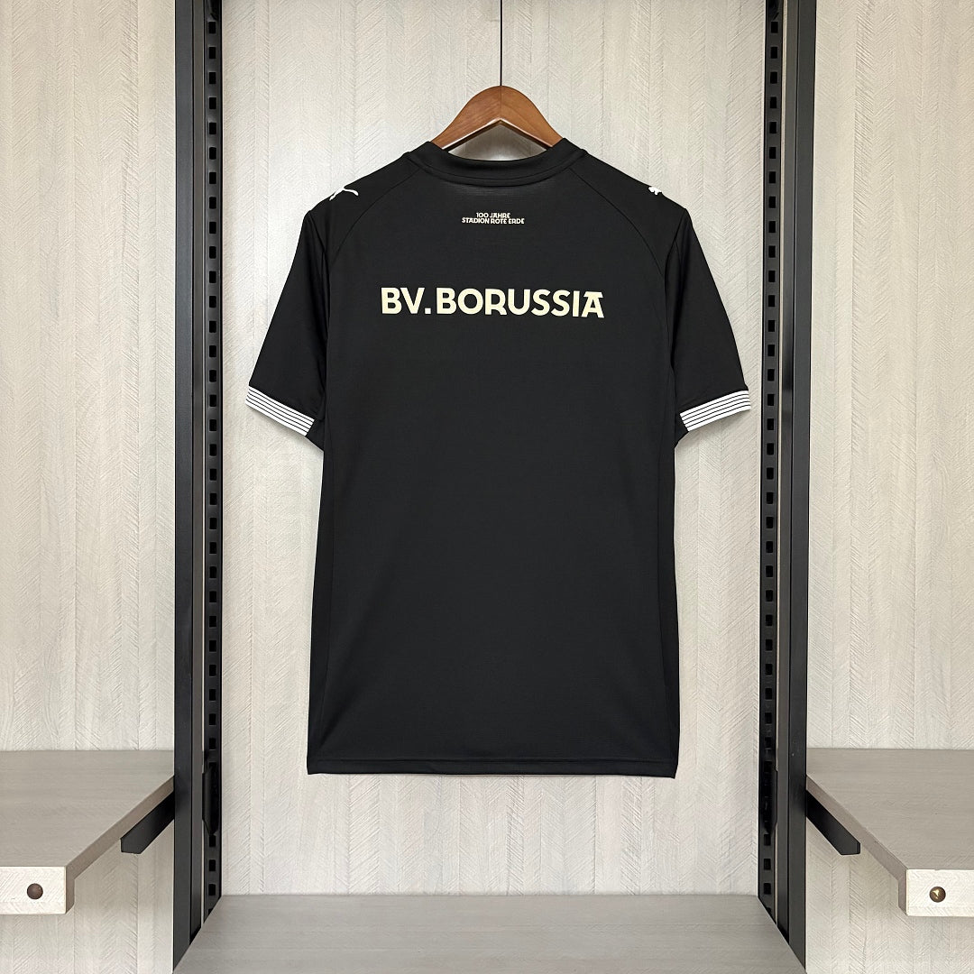 Camisa Borussia Dortmund Preta 26/27 - Puma Torcedor Masculina