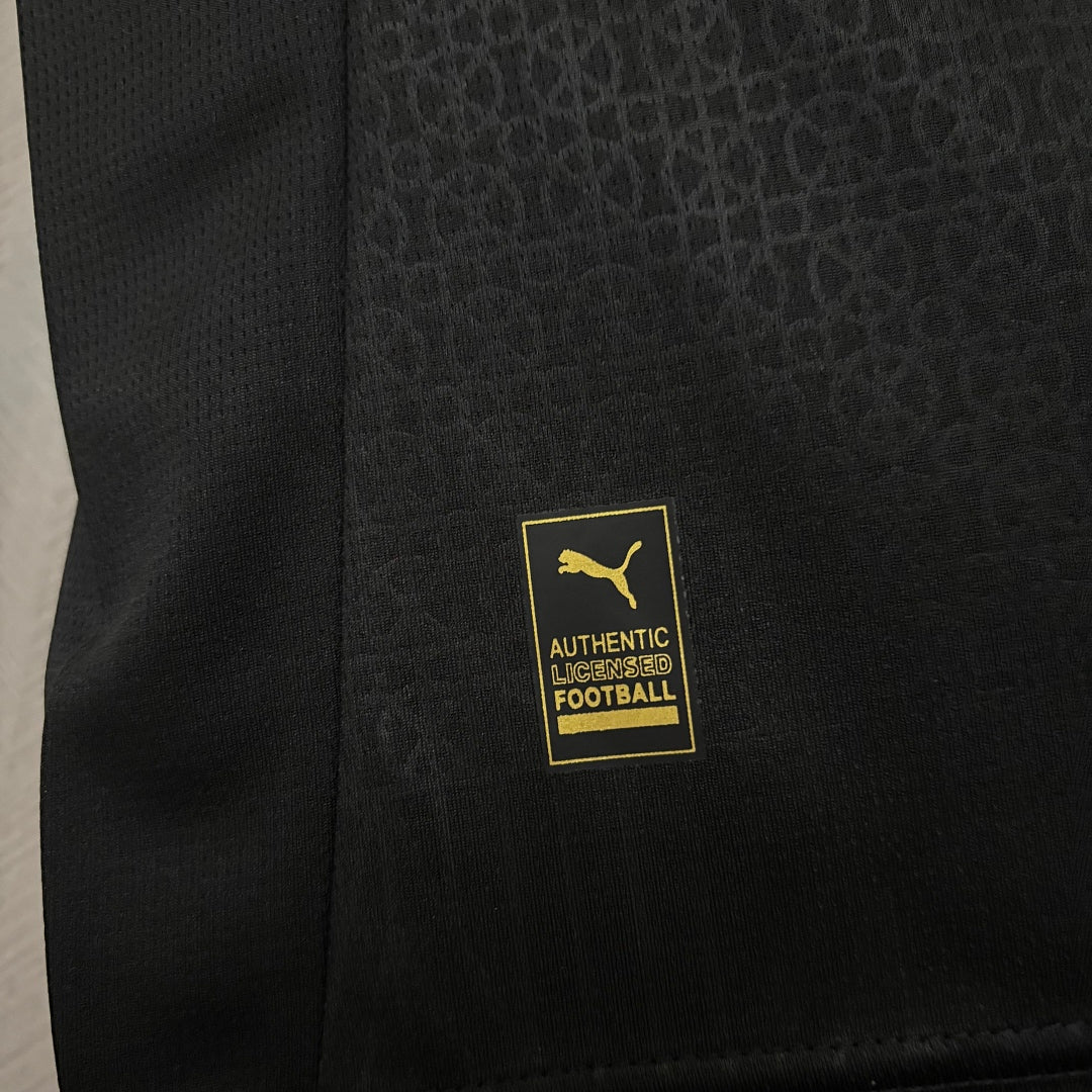 Camisa Borussia Dortmund Preta 26/27 - Puma Torcedor Masculina