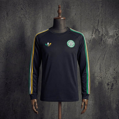 Camisa Celtic Preta 26/27 Manga Longa - Adidas Torcedor Masculina