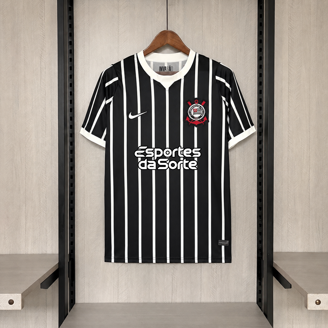 Camisa Corinthians Away Com Patrocínios 26/27 - Nike Torcedor Masculina