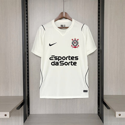 Camisa Corinthians Home Com Patrocínios 26/27 - Nike Torcedor Masculina