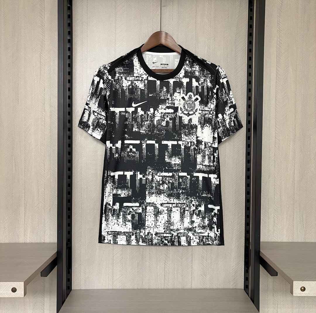 Camisa Corinthians Pré-Jogo Cinza 26/27 - Nike Torcedor Masculina