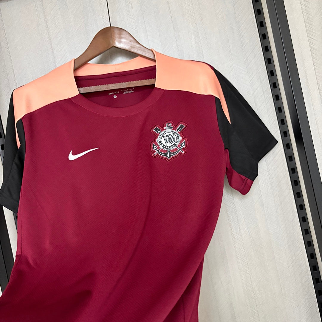 Camisa Corinthians Treino Vermelha 26/27 - Nike Torcedor Masculina