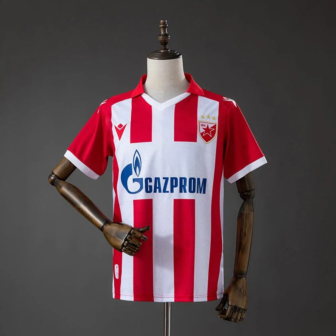 Camisa Estrela Vermelha Vermelha Home 26/27 - Torcedor Masculina