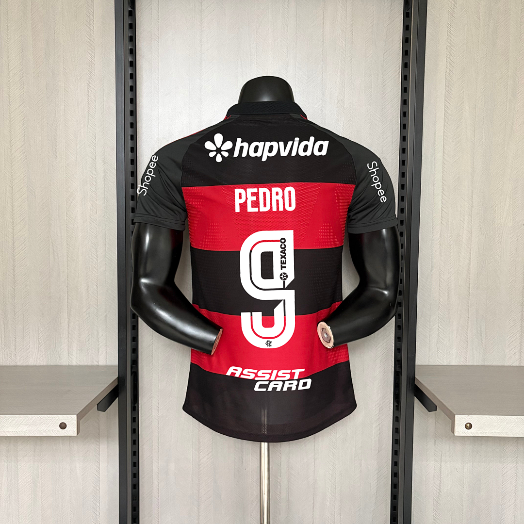 Camisa Flamengo Home Com Patrocínios 26/27 - Adidas Jogador Masculina
