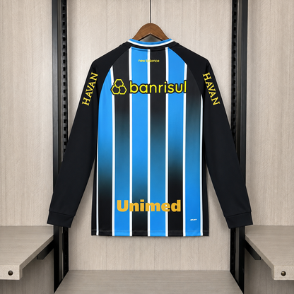 Camisa Grêmio Home Com Patrocínios 26/27 Manga Longa - Umbro Torcedor Masculina