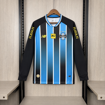 Camisa Grêmio Home Com Patrocínios 26/27 Manga Longa - Umbro Torcedor Masculina