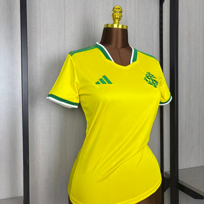 Camisa Internacional Edição Copa do Mundo Amarela 26/27 - Adidas Torcedor Feminina