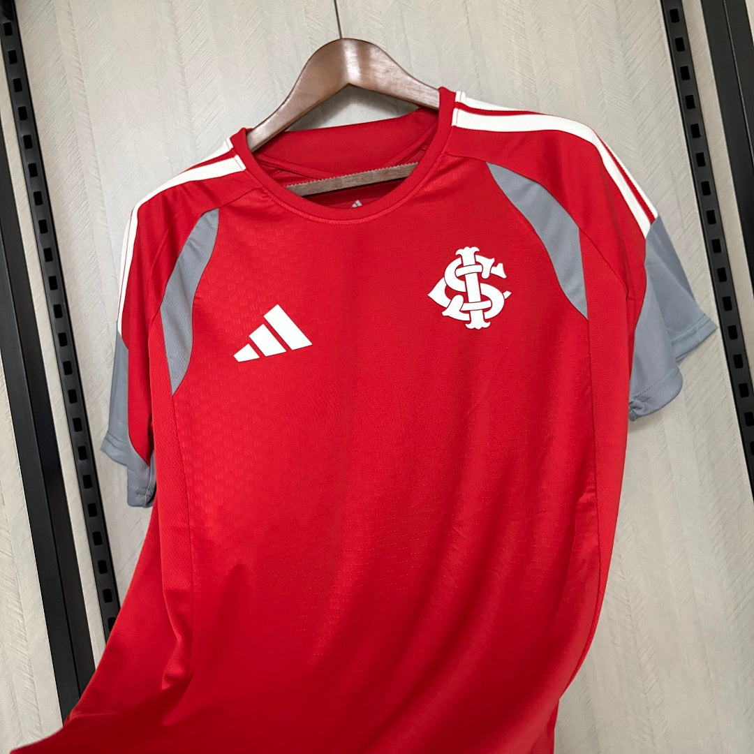 Camisa Internacional Treino Vermelha 26/27 - Adidas Torcedor Masculina