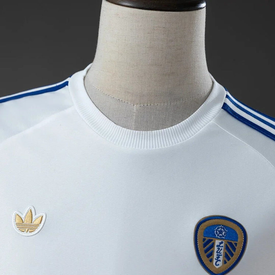Camisa Leeds United Terrace Icons Branca 26/27 - Adidas Torcedor Masculina