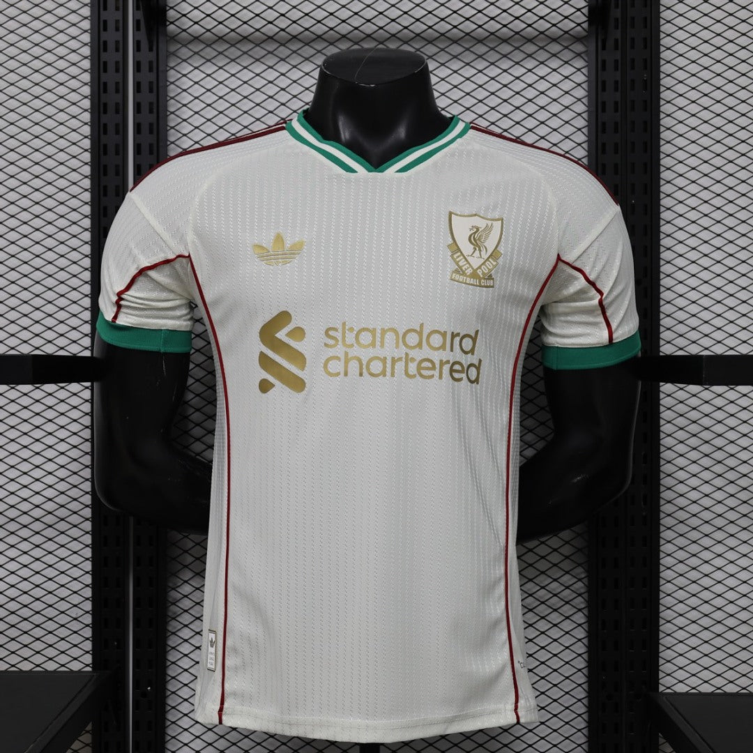 Camisa Liverpool Branca 26/27 - Adidas Jogador Masculina
