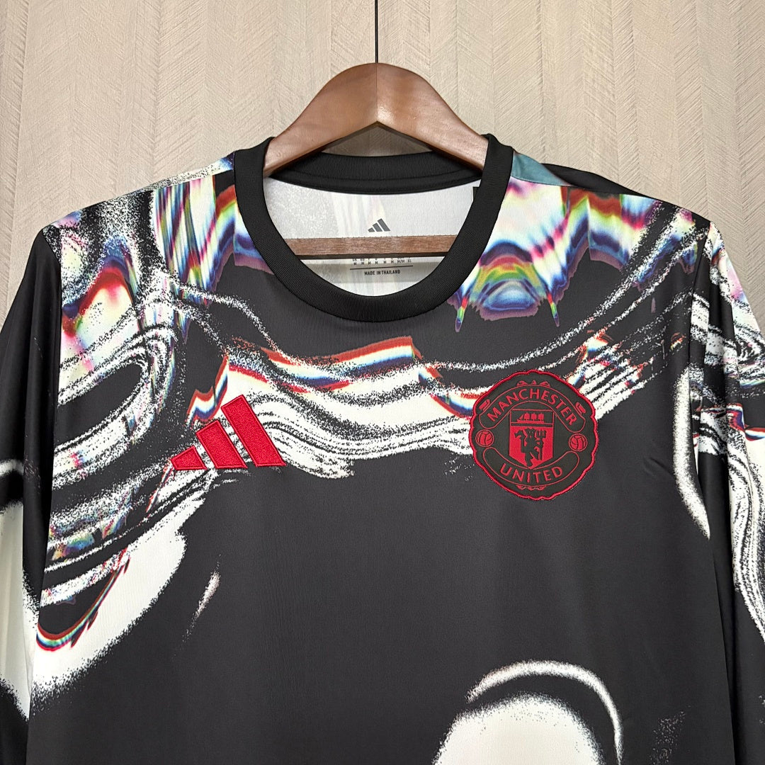 Camisa Manchester United Edição Especial 26/27 Manga Longa - Adidas Torcedor Masculina